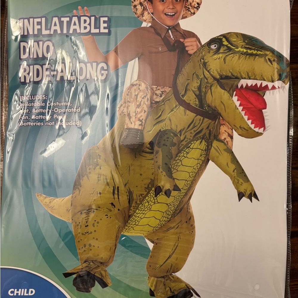 Kids' Inflatable Dinosaur Costume